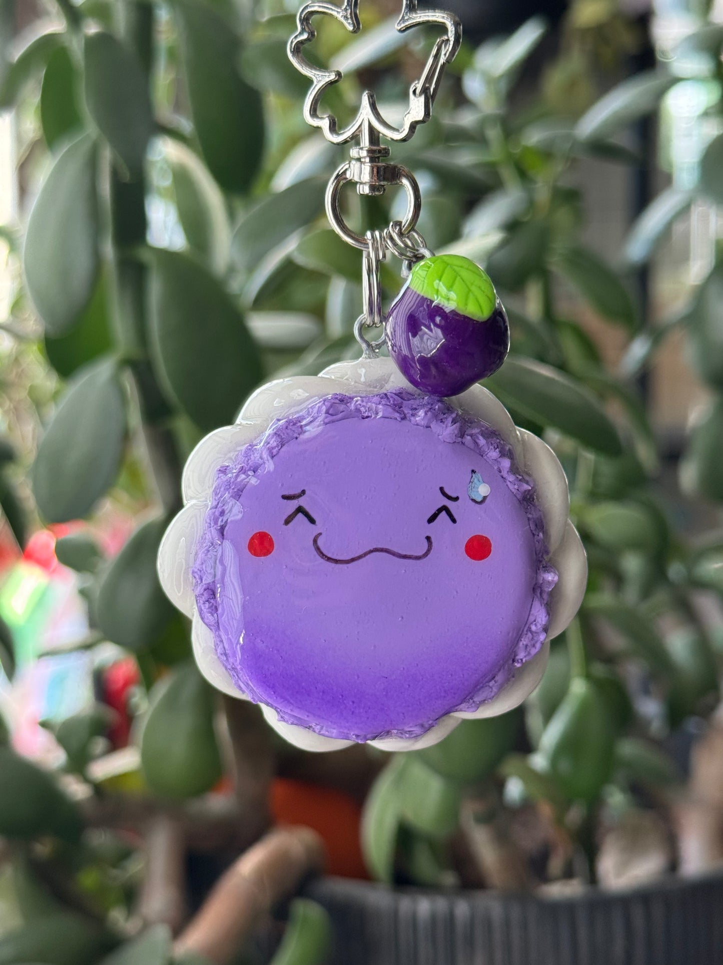 Plum Purple Macaron
